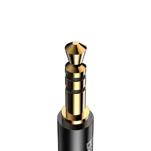 Кабель Baseus Yiven M01 USB-C to Mini-Jack 3.5mm Black 1.2m - Фото 5