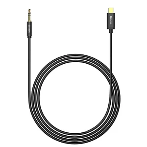 Кабель Baseus Yiven M01 USB-C to Mini-Jack 3.5mm Black 1.2m