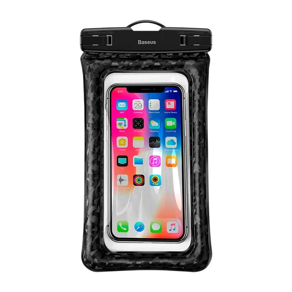 Універсальний водонепроникний чохол Baseus Waterproof Bag Black для смартфонів до 6"