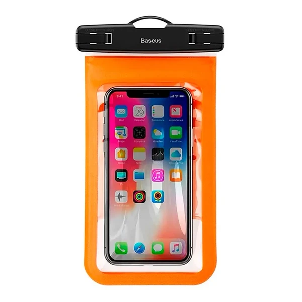 Універсальний водонепроникний чохол Baseus Waterproof Bag Orange для смартфонів до 5.9"