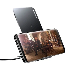 Бездротова док-станція Baseus Wireless Charging Pad WiC1 10W Black - Фото 2