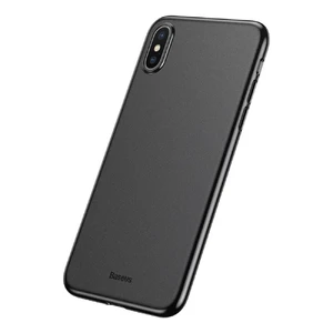 Ультратонкий чехол Baseus Wing Case Black для iPhone X | XS