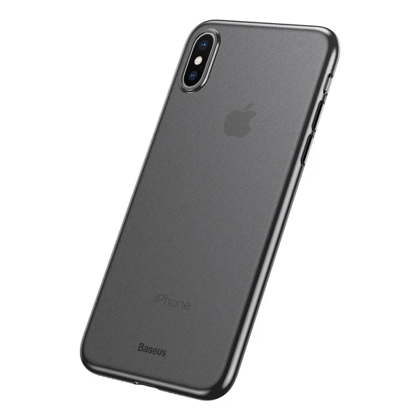 Ультратонкий чохол Baseus Wing Case Transparent Black для iPhone X | XS