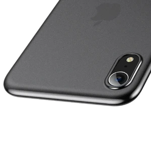 Ультратонкий чехол Baseus Wing Case Transparent Black для iPhone XR - Фото 5