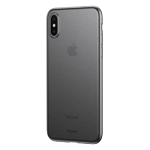Ультратонкий чохол Baseus Wing Case Transparent Black для iPhone XS Max WIAPIPH65-E01 - Фото 1