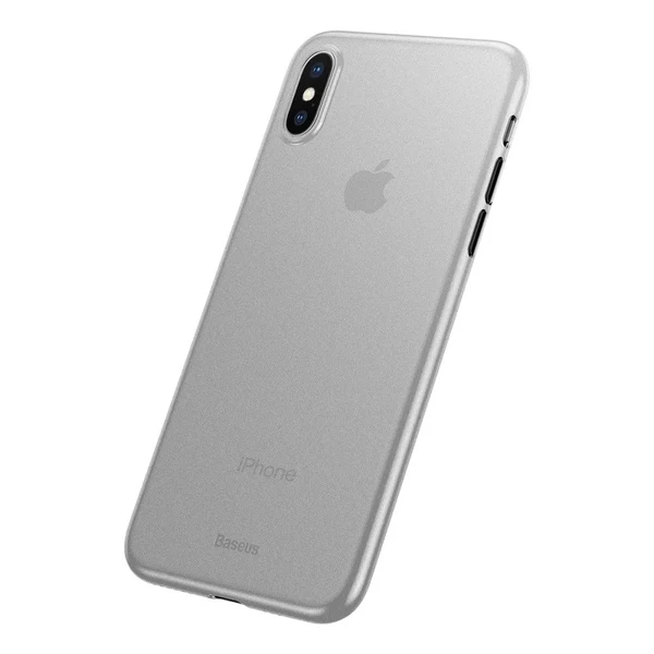 Ультратонкий чохол Baseus Wing Case Transparent White для iPhone X | XS