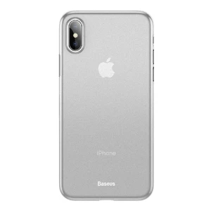 Ультратонкий чохол Baseus Wing Case Transparent White для iPhone XS Max - Фото 2