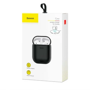 Бездротовий зарядний чохол Baseus Wireless Charger Black для AirPods - Фото 5