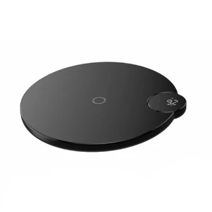 Беспроводная зарядка Baseus Digital LED Display с Lightning Black 10W - Фото 4