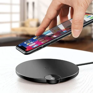 Беспроводная зарядка Baseus Digital LED Display с Lightning Black 10W - Фото 7