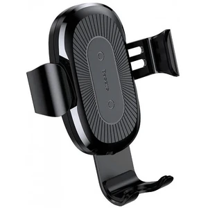 Автодержатель с беспроводной зарядкой Baseus Gravity Car Mount Black - Фото 2