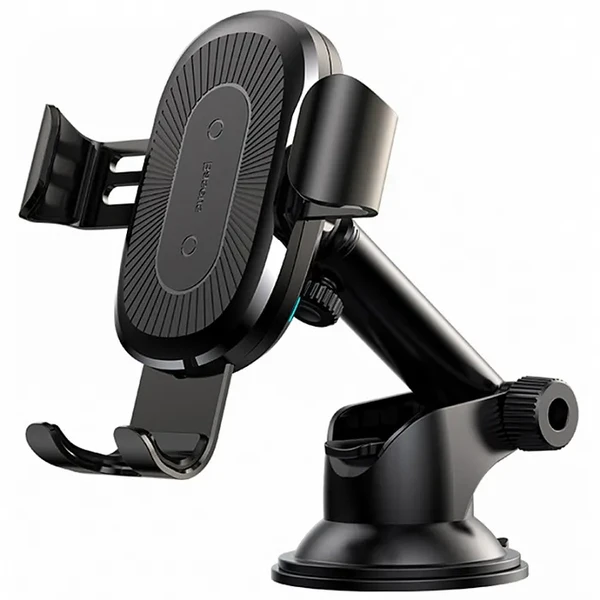 Автодержатель з бездротовою зарядкою Baseus Gravity Car Mount Black