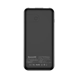 Повербанк с дисплеем и беспроводной зарядкой Baseus Wireless Charger 8000mAh Black - Фото 2
