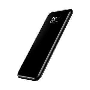 Повербанк с дисплеем и беспроводной зарядкой Baseus Wireless Charger 8000mAh Black - Фото 4