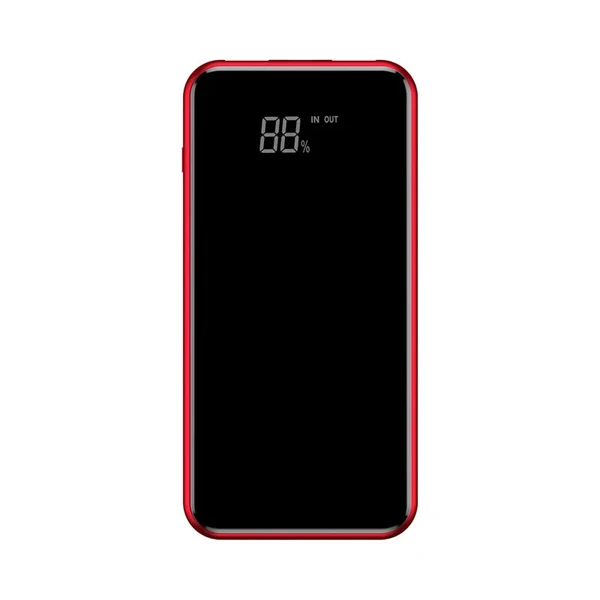 Повербанк с дисплеем и беспроводной зарядкой Baseus Wireless Charger 8000mAh Red