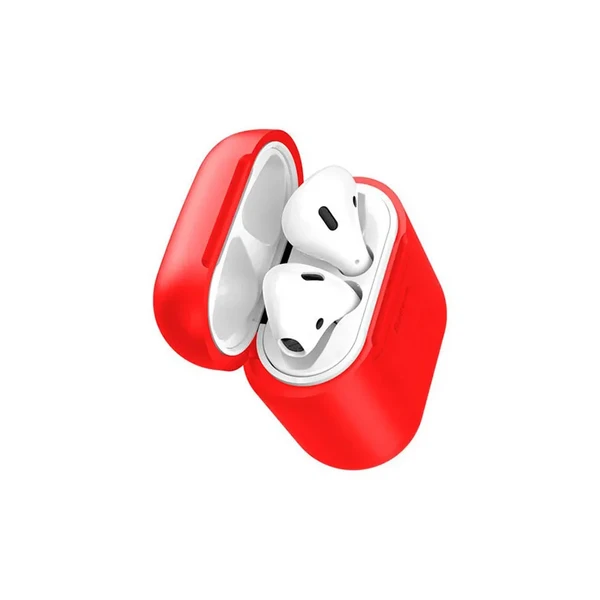 Бездротовий зарядний чохол Baseus Wireless Charger Red для AirPods