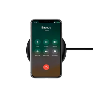 Бездротовий зарядний пристрій Baseus UFO Wireless Charger Black для смартфонів - Фото 3