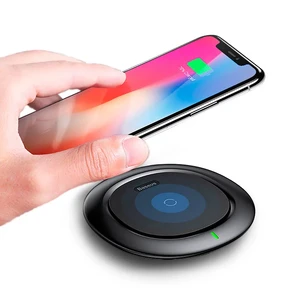 Бездротовий зарядний пристрій Baseus UFO Wireless Charger Black для смартфонів - Фото 2
