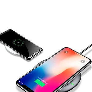 Бездротовий зарядний пристрій Baseus UFO Wireless Charger Black для смартфонів - Фото 4