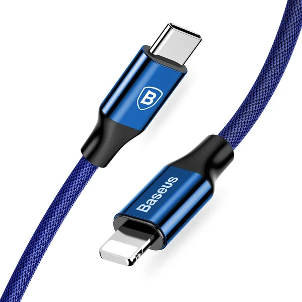Кабель Baseus Yiven Series USB Type-C to Lightning Blue 1m