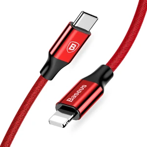 Кабель Baseus Yiven Series USB Type-C to Lightning Red 1m CATLYW-A09 - Фото 1