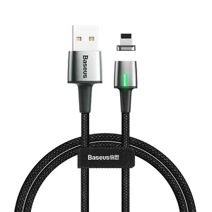 Магнитный кабель Baseus Zinc Magnetic Black Lightning to USB 1m