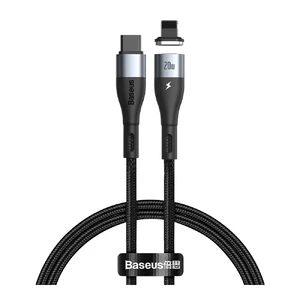 Магнітний кабель Baseus Zinc Magnetic Safe Fast Charging Type-C to Lightning PD 20W 1m CATLXC-01 - Фото 1
