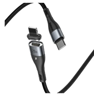 Магнітний кабель Baseus Zinc Magnetic Safe Fast Charging Type-C to Lightning PD 20W 1m - Фото 2