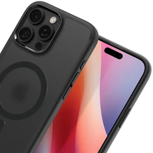 Полупрозрачный черный чехол Spigen Ultra Hybrid Mag для iPhone 16 Pro Max - Фото 7
