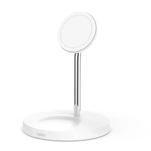Док-станция Belkin 2-in-1 Wireless Charger with MagSafe White для iPhone | AirPods - Фото 2