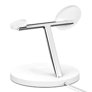 Бездротовий зарядний пристрій Belkin 3-in-1 Boost Charger Pro with MagSafe 15W White для iPhone | AirPods | Apple Watch (2022) - Фото 6