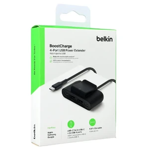 Адаптер (хаб) Belkin BoostCharge 4-Port Power Extender 30W с разъемами 2xUSB-C, 2xUSB-A для iPhone | iPad | MacBook - Фото 6
