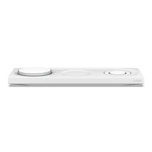 Док-станція Belkin BOOST↑CHARGE™ PRO 3-in-1 MagSafe White для iPhone | AirPods | Apple Watch + EU адаптер - Фото 4