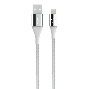 Нейлоновий кабель Belkin MIXIT ↑ DuraTek Silver Lightning to USB 1.2m