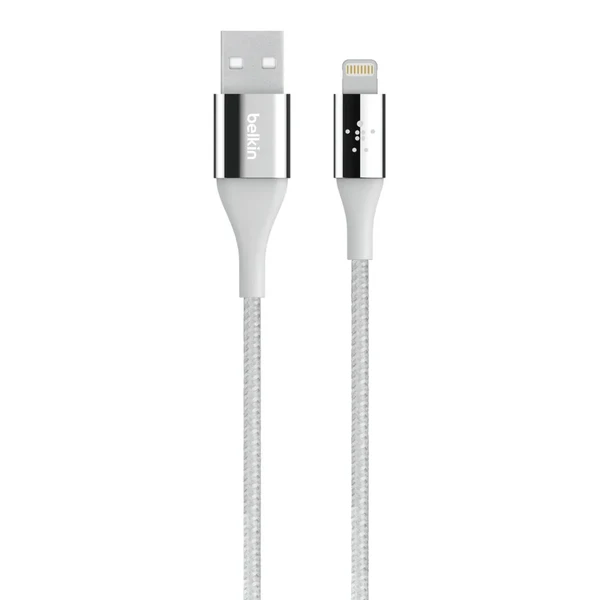 Нейлоновий кабель Belkin MIXIT ↑ DuraTek Silver Lightning to USB 1.2m