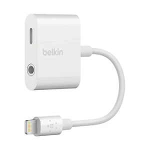 Переходник Belkin Lightning to Lightning | AUX 3.5mm Audio + Charge RockStar