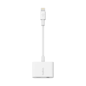 Переходник Belkin Lightning to Lightning | AUX 3.5mm Audio + Charge RockStar - Фото 2
