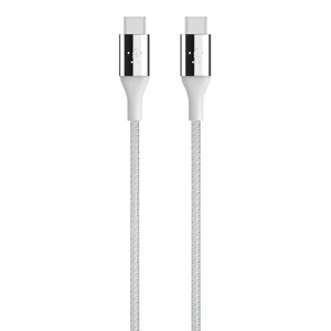 Нейлоновий кабель Belkin MIXIT ↑ DuraTek USB-C Silver 1.2m  - Фото 1