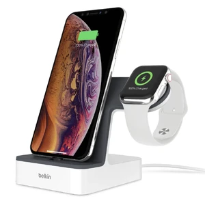Док-станция Belkin PowerHouse Charge Dock White для iPhone и Apple Watch F8J237ttWHT - Фото 1