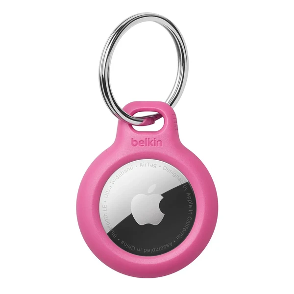 Брелок с кольцом Belkin Secure Holder Key Ring Pink для AirTag в Сумах