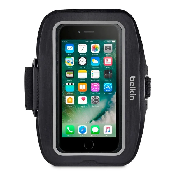 Спортивний чохол Belkin Sport-Fit Plus Armband Blacktop для iPhone | смартфонів до 5"