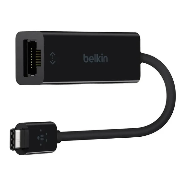 Адаптер Belkin USB-C ™ to Gigabit Ethernet Black для MacBook