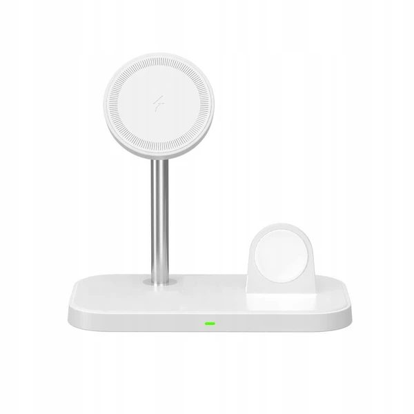 Док-станція iLoungeMax 2-in-1 Wireless Charger MagSafe White для iPhone | Apple Watch