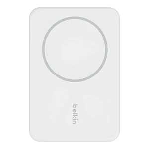 Беспроводной MagSafe повербанк с подставкой Belkin BoostCharge Power Bank 5K для iPhone с поддержкой быстрой зарядки 7,5 Вт, 5000 mAh White - Фото 2