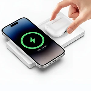 Бездротова швидка зарядка 2в1 з MagSafe Belkin BoostCharge Pro Black для iPhone/AirPods, 15 Вт - Фото 7