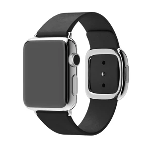 Ремешок Apple Modern Buckle Black Large (MJY92) для Apple Watch 41mm | 40mm | 38mm MJY92 - Фото 1