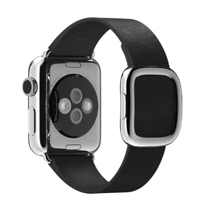 Ремешок Apple Modern Buckle Black Large (MJY92) для Apple Watch 41mm | 40mm | 38mm - Фото 2