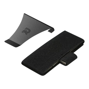 Алюминиевый металлический зажим и резинка для денег Ridge Money Clip + Elastic