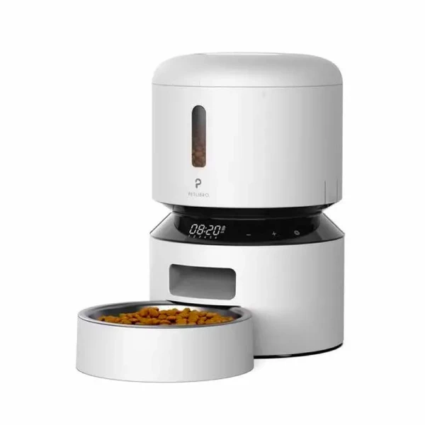 Розумна годівниця PETLIBRO Granary Automatic Feeder 3L White для собак і котів з автоматичним дозатором корму