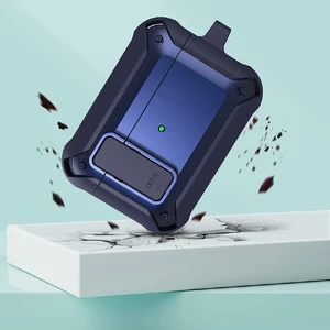 Противоударный чехол на замке для AirPods 3 с карабином | iLoungeMax Lock Case Midnight Blue - Фото 4